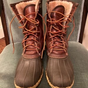Men's Bean Boots, 10" Shearling-Lined PrimaLoft